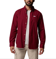 Columbia Woven Shirts S / Mountain Red Gingham Columbia - Men's Rapid Rivers™ II Long Sleeve Shirt