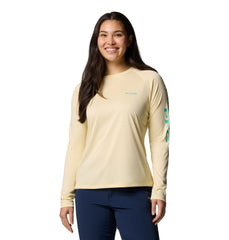Columbia T-Shirts XS / Lemon Wash/Green Glaze Columbia - Women’s PFG Tidal Tee™ II Long Sleeve Shirt