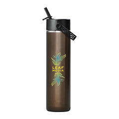 Hydro Flask Drinkware 24oz / Obsidian Hydro Flask - Lightweight Flex Straw Bottle 24oz