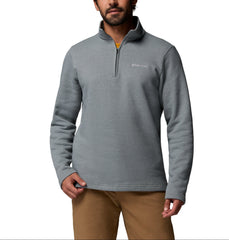 Columbia Layering S / Sedona Sage Heather Columbia - Men's Great Hart Mountain III Half Zip Pullover