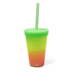 Silipint - Straw Tumbler 16oz - Glow in the Dark