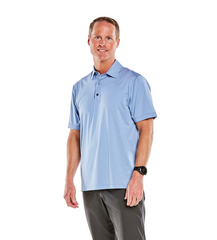 Storm Creek Polos Storm Creek - Men's Optimist II Microstripe Short Sleeve Polo