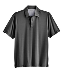 Storm Creek Polos S / Black Storm Creek - Men's Optimist II Microstripe Short Sleeve Polo