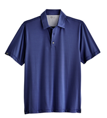 Storm Creek Polos S / Navy Storm Creek - Men's Optimist II Microstripe Short Sleeve Polo