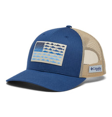 Columbia Headwear One Size / Carbon/Ancient Fossil Columbia - PFG Mesh™ Fish Flag Snap Back Cap