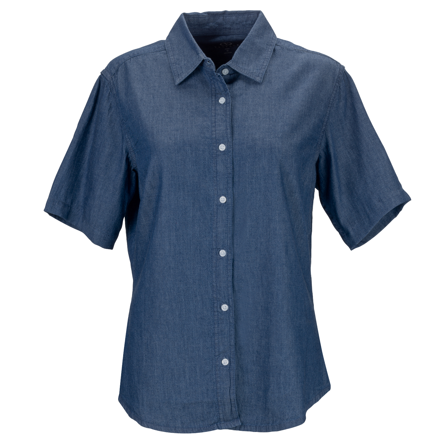 Threadfellows Curated Collection Woven Shirts XS / Denim Women's Short Sleeve Hudson Denim Shirt