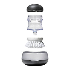 OXO Home & Office One Size / Black OXO - Good Grips Soap Dispensing Palm Brush Storage Set