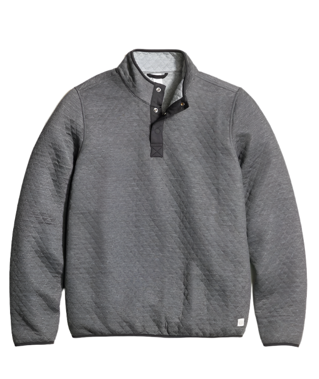 Marine Layer Sweatshirts XS / Charcoal/Heather Grey Marine Layer - Men's Reversible Corbet Pullover