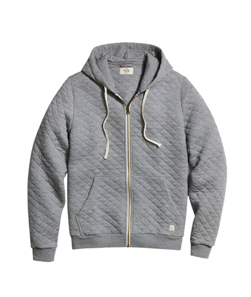 Marine Layer Outerwear XS / Grey Heather Marine Layer - Men's Corbet Full-Zip Hoodie