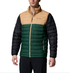 Columbia Outerwear S / Rain Forest/Canoe/Black Columbia - Men's Powder Lite™ II Insulated Jacket