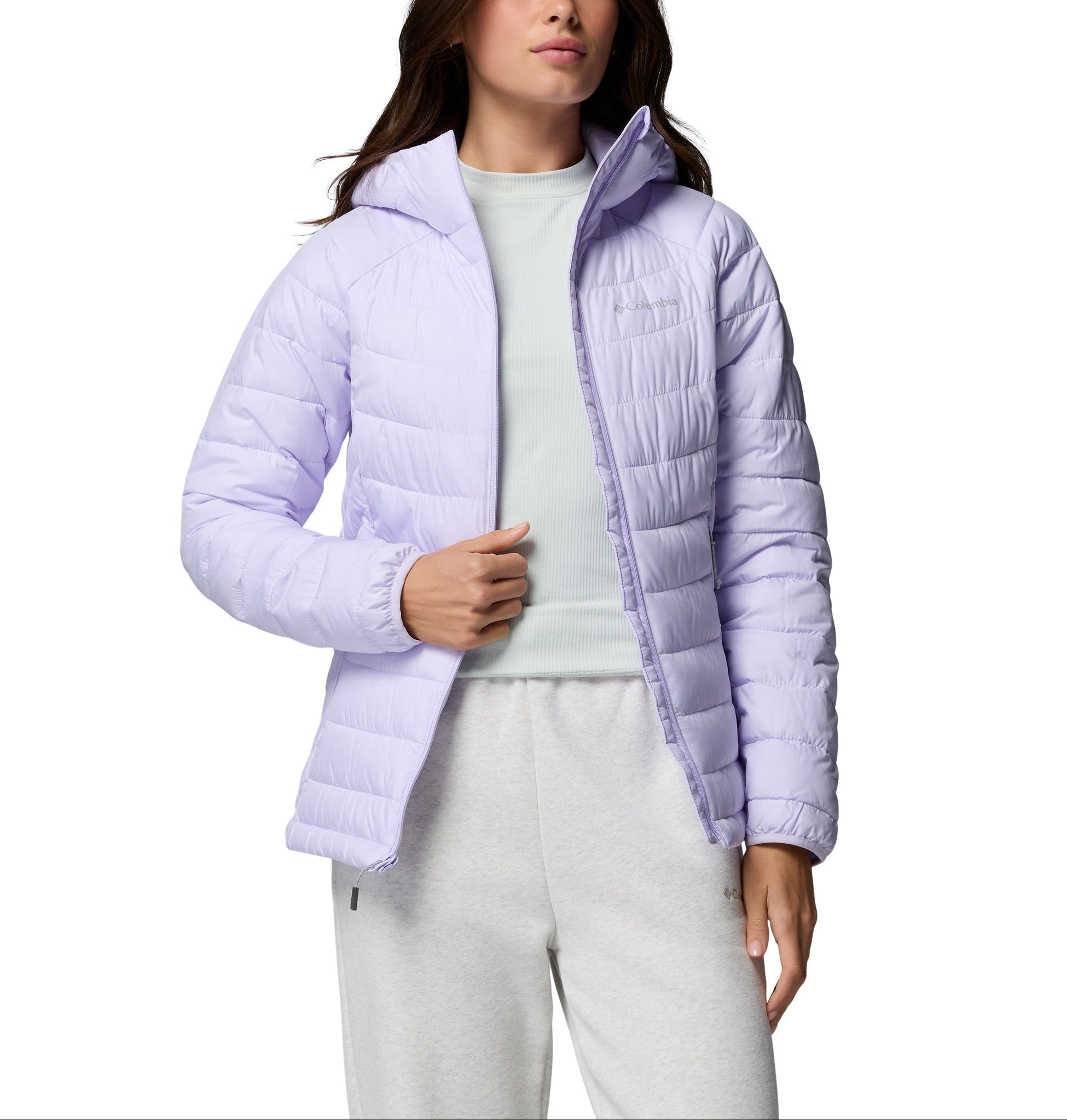 Columbia Outerwear XS / Purple Tint Columbia - Women's Powder Lite™ II Hooded Jacket