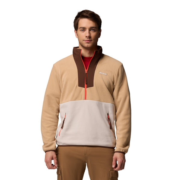 Columbia Fleece S / Canoe/Dark Stone/Tobacco Columbia - Men's Sequoia Grove™ 1/2-Zip Fleece