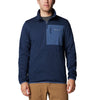 Columbia Fleece S / Collegiate Navy/Dark Mountain Columbia - Men's Columbia Hike™ II Half Zip Pullover