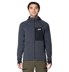 Mountain Hardwear Fleece S / Blue Slate Heather Mountain Hardwear - Men's Polartec® Power Grid™ Full-Zip Hoody