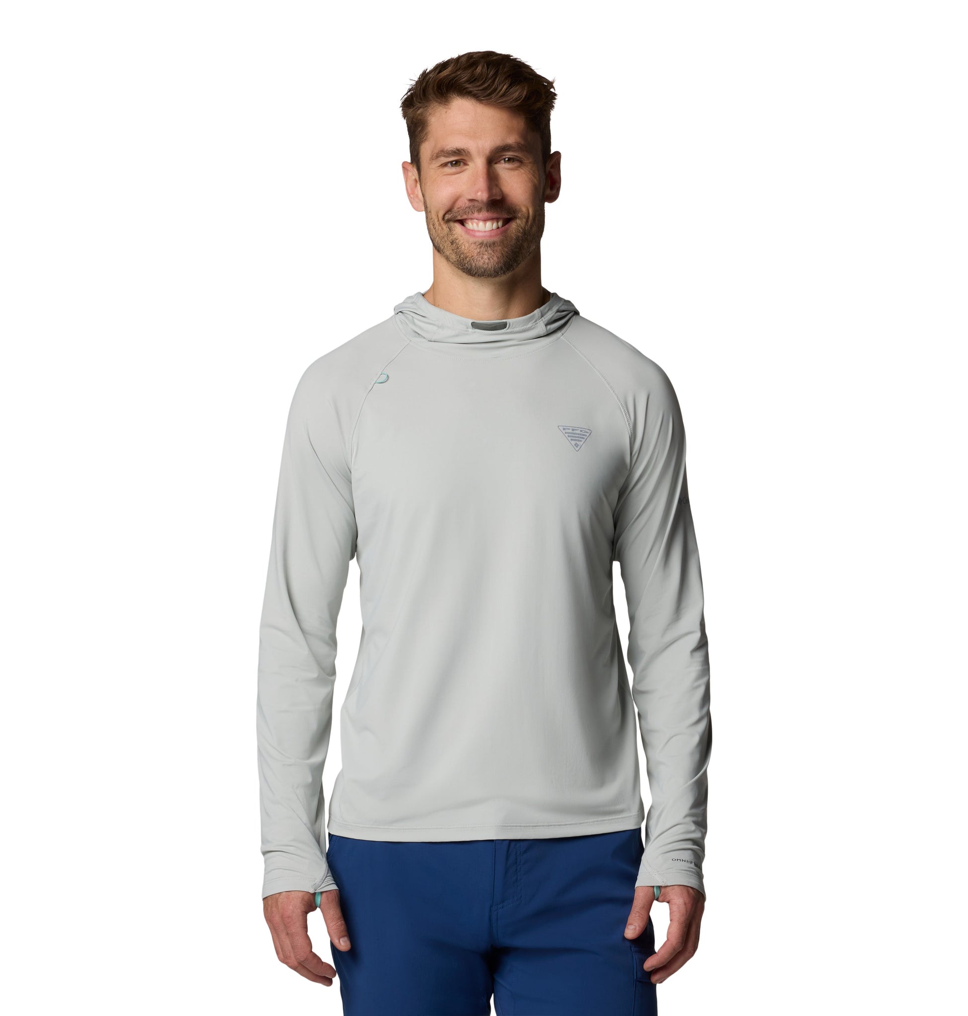 Columbia T-Shirts S / Cool Grey Columbia - Men's PFG Wild Cast™ Sun Hoodie