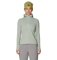 Mountain Hardwear Layering XS / Gamma Grey/Silt Grey Mountain Hardwear - Women's Crater Lake™ Heavyweight Half Zip Hoody