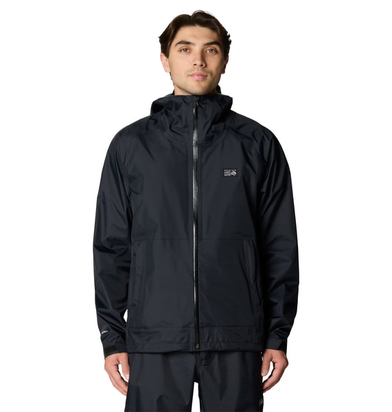 Mountain Hardwear Outerwear S / Black Mountain Hardwear - Men's Threshold™ Rain Jacket
