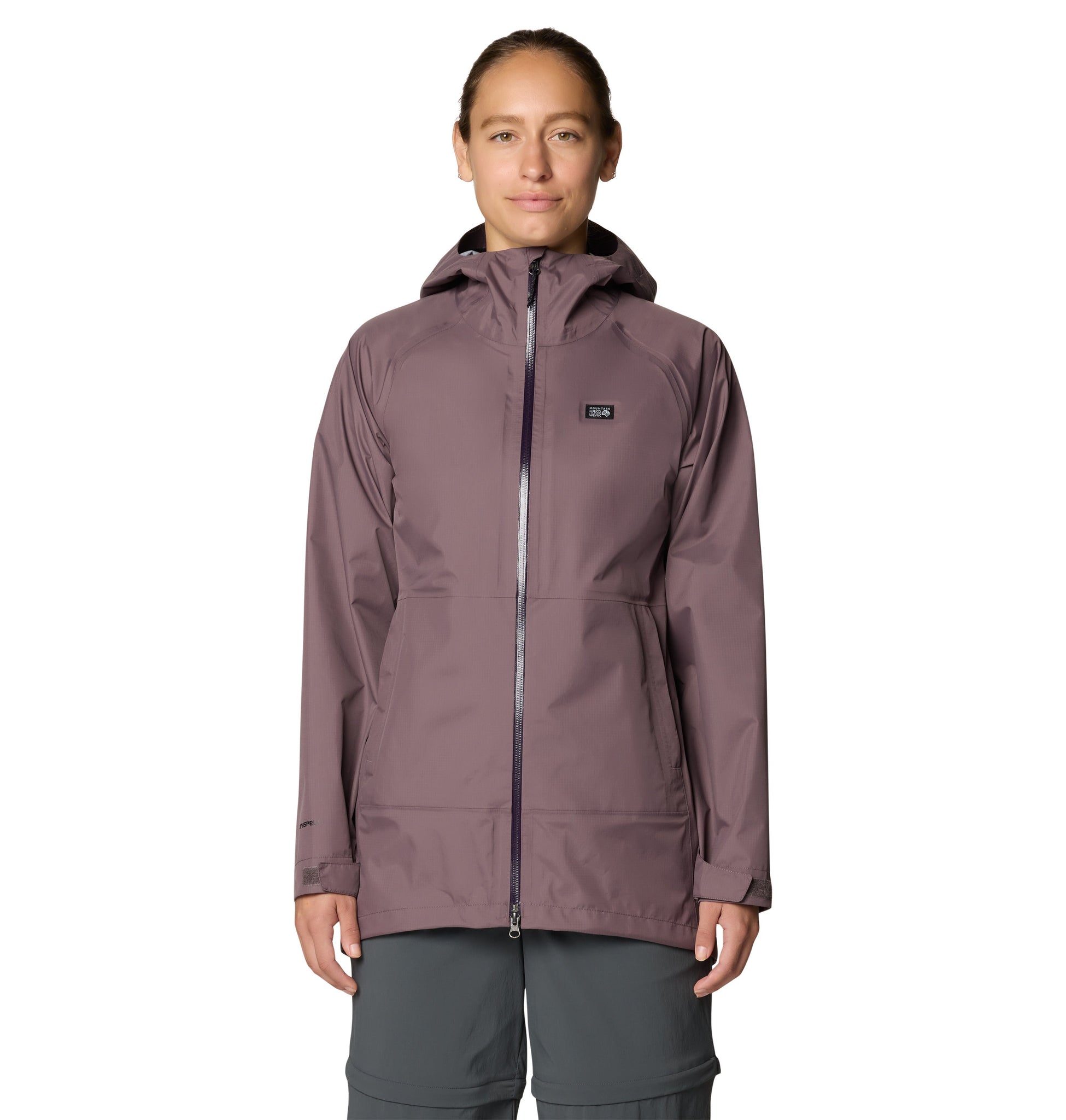 Mountain Hardwear Outerwear XS / Purple Sage Mountain Hardwear - Women's Threshold™ Rain Parka