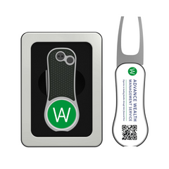 Pitchfix Golf Accessories One Size / Black Pitchfix - XL Golf Divot Repair Tool w/ Window Tin