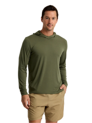 Free Fly T-shirts S / Fatigue Free Fly - Men's Elevate Lightweight Hoodie