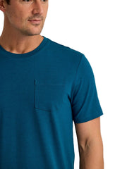Free Fly T-Shirts Free Fly - Men's Bamboo Current Pocket Tee