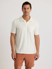 Free Fly Polos S / Sea Salt Free Fly - Men's Bamboo Slub Polo II