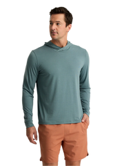 Free Fly T-shirts S / Stormy Sea Free Fly - Men's Elevate Lightweight Hoodie