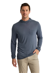 Free Fly T-shirts S / Storm Cloud Free Fly - Men's Bamboo Lightweight Hoodie