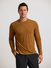 Free Fly T-shirts S / Russet Free Fly - Men's Elevate Lightweight Long Sleeve