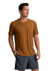 Free Fly T-shirts S / Russet Free Fly - Men's Elevate Lightweight Tee