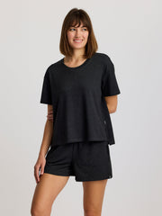Free Fly T-Shirts XS / Heather Black Free Fly - Women's Bamboo Flex Sunday Tee