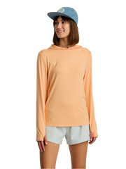 Free Fly T-shirts XS / Tropic Orange Free Fly - Women's Bamboo Shade Hoodie II