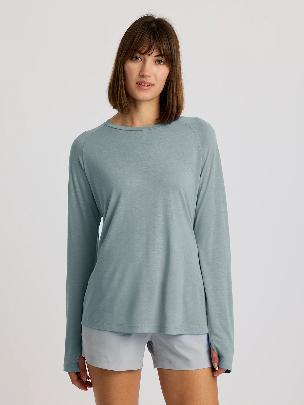 Free Fly T-shirts XS / Slate Free Fly - Women's Bamboo Lightweight Long Sleeve II