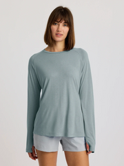 Free Fly T-shirts XS / Slate Free Fly - Women's Bamboo Lightweight Long Sleeve II
