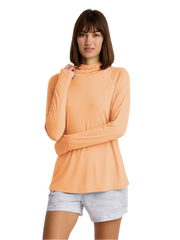 Free Fly Sweatshirts XS / Tropic Orange Free Fly - Women's Bamboo Lightweight Hoodie II