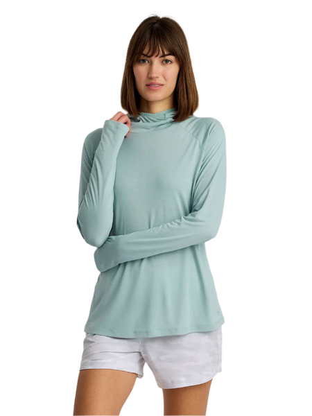 Free Fly Sweatshirts XS / Ocean Mist Free Fly - Women's Bamboo Lightweight Hoodie II