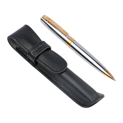 Sheaffer Writing Instruments One Size / Silver Sheaffer - 300 Ballpoint Pen w/ Leather Pouch