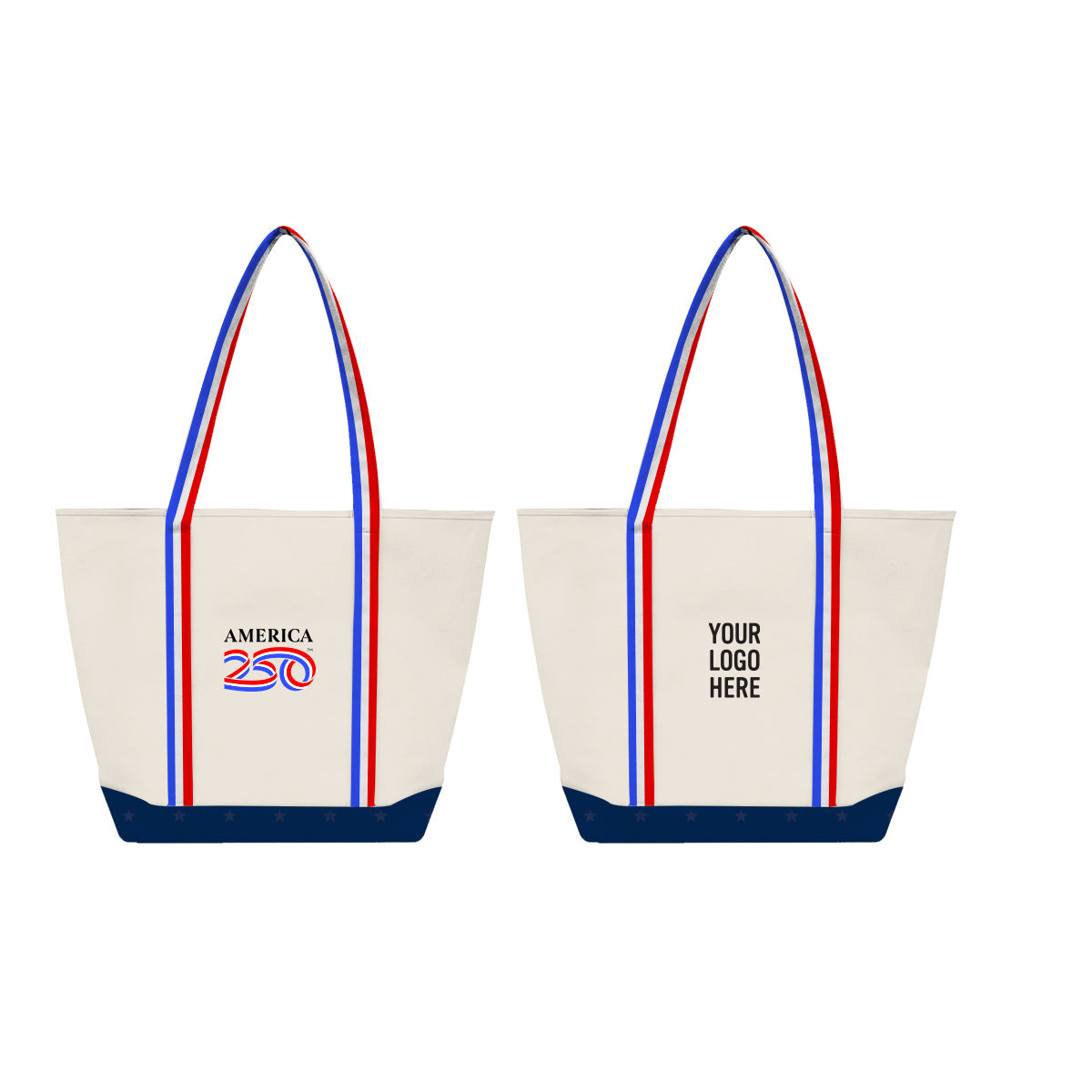 Threadfellows Curated Collection Bags One Size / America250 America250™ Sublime Series Recycled Poly Canvas Starboard Tote Bag