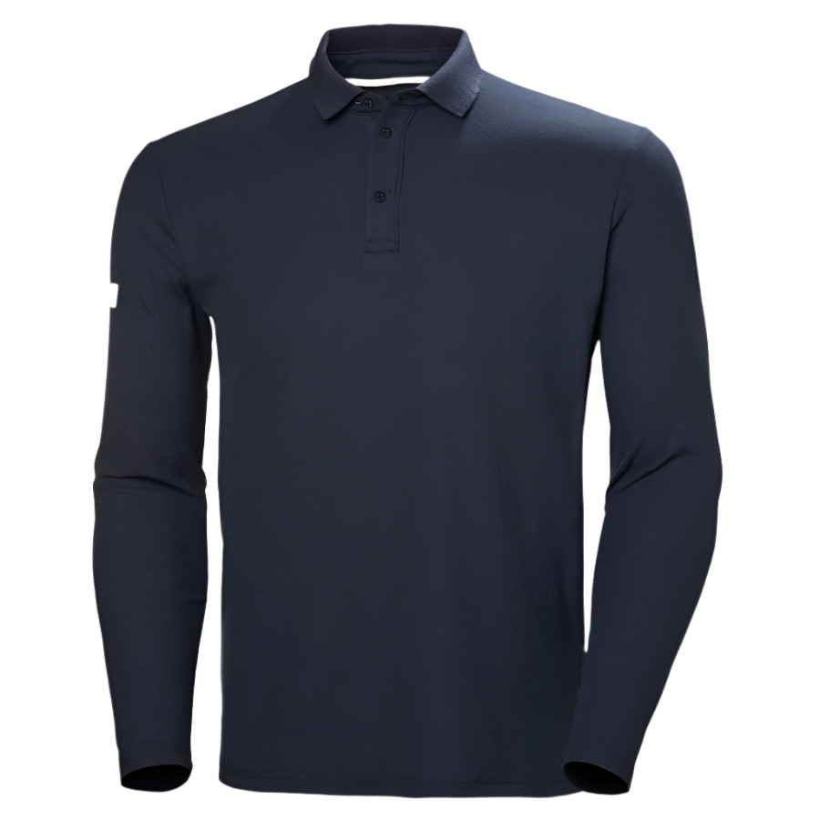 Helly Hansen Polos S / Navy Helly Hansen - Men's Crewline Long Sleeve Polo