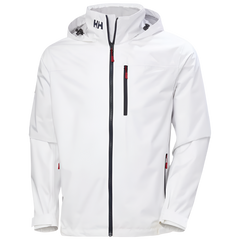 Helly Hansen Outerwear S / White Helly Hansen - Men's Crew Hooded Jacket 2.0