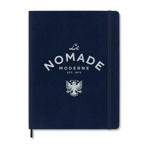 Moleskine Accessories One Size / Sapphire Moleskine - Soft Cover Ruled X-Large Notebook (7.2" x  9.75")