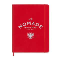 Moleskine Accessories One Size / Scarlet Red Moleskine - Soft Cover Ruled X-Large Notebook (7.2