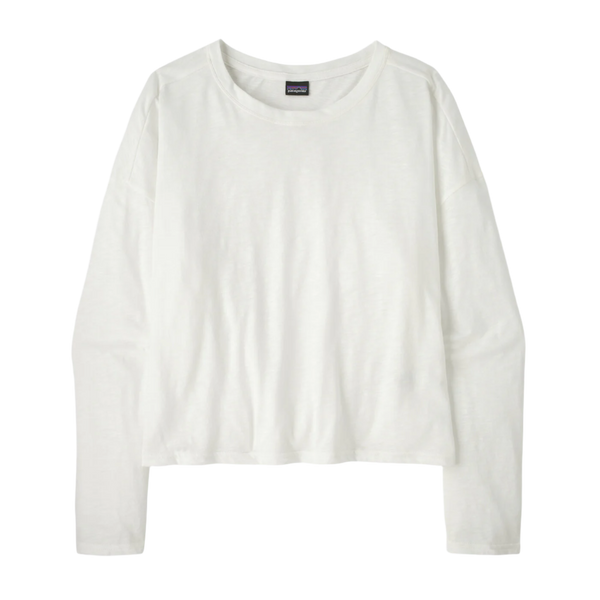 Patagonia T-shirts XS / White Patagonia - Women's Long Sleeve Mainstay Top