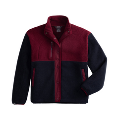 Storm Creek Fleece XS / Navy/Merlot Red Storm Creek - Women's Warm-Up Colorblock Sherpa Fleece Jacket