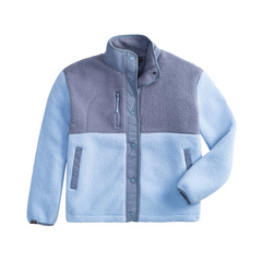 Storm Creek Fleece XS / Sky Blue/Shadow Grey Storm Creek - Women's Warm-Up Colorblock Sherpa Fleece Jacket