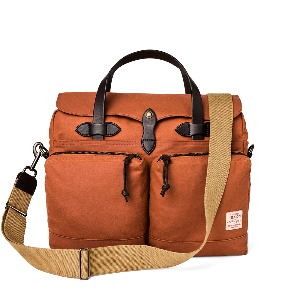 Filson Bags 18L / Rust Filson - 24-Hour Tin Cloth Briefcase