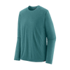 Patagonia T-shirts XS / Wetland Blue - Light Wetland Blue X-Dye Patagonia - Men's Long Sleeve Capilene® Cool Daily Shirt
