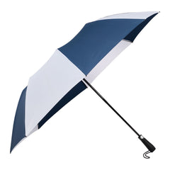 Threadfellows Curated Collection Outdoor & Leisure One Size / Navy/White Recycled Auto-Open Folding Golf Umbrella 58