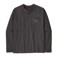 Patagonia Knit Top XS / Ink Black Patagonia - Men's Long Sleeve Work Henley Pocket T-Shirt
