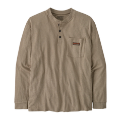 Patagonia T-shirts XS / Seabird Grey Patagonia - Men's Long Sleeve Work Henley Pocket T-Shirt